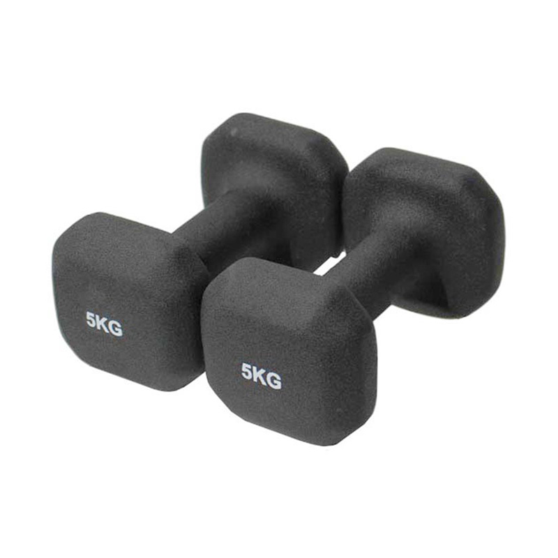 Svart Rough Vinyl Dipped Dumbbell